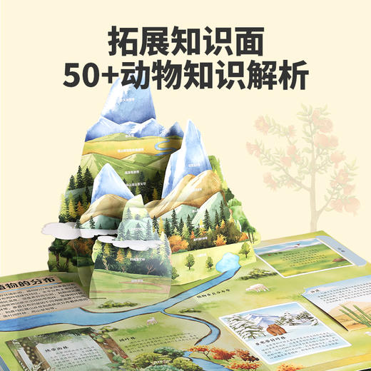 那么大！立体书：植物 7-10岁 儿童3d立体书 商品图2