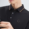 【不变形领】【5A抗菌2A防螨】柒牌polo衫男短袖夏季新款时尚字母提花翻领T恤	126T71330 商品缩略图2