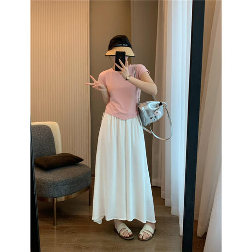 SUTUS/《夏日飘飘裤》丨慵懒设计感 百搭显瘦阔腿裙裤 商品图4