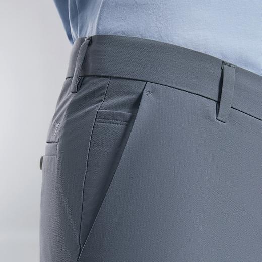 【冰藻泥】柒牌男装直筒休闲裤男2024夏季新款凉感舒适修身长裤	126H71750 商品图2