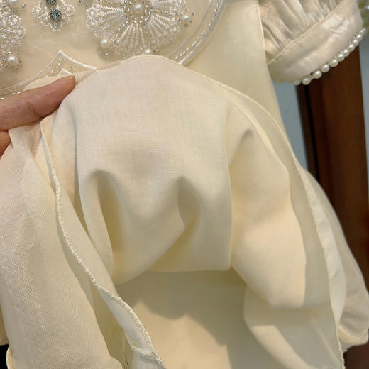 【新中式国风旗袍】女童夏装中国风汉服唐装民族风童装中小童女童小披肩旗袍连衣裙 商品图3