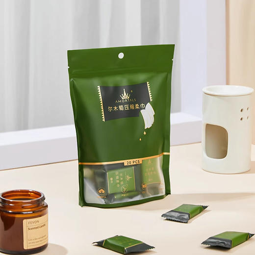 【尔木萄压缩毛巾*3包】厚实吸水 独立包装 便捷随行 0添加0刺激 商品图0