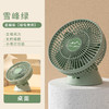 【能当小夜灯❗️台/吊/挂三用风扇】可选充电长续航，灵活多用，清凉不设限❗️宿舍/客厅/厨房油烟机壁挂新款多功能夜灯户外露营吊挂便携小电风扇迷你静音大风力 商品缩略图4