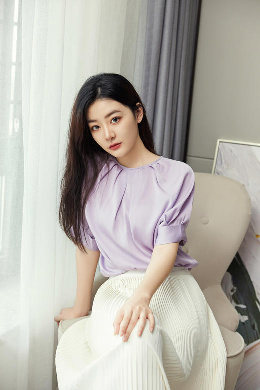 槿黛｜真丝重绉简约上衣 商品图3