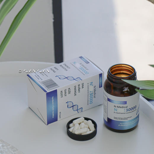 唐僧不老肉！大佬们延缓衰老的秘密！补充NAD修复细胞！30000超高纯度秒杀市面上万价格！欧盟医药级！捷克N-Medical高纯度补充剂防老基因年轻60粒 商品图5