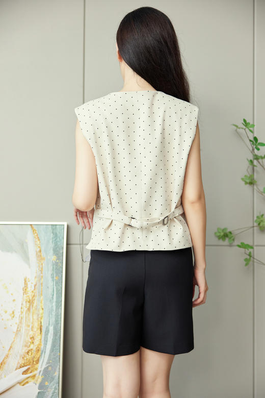 内敛雅致波点马甲 商品图5