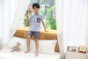 【单件6折/2件5折】【秀黛】男童圆领针织短袖套装儿童男童夏季睡衣家居服L2441005T【门店同款】 商品缩略图0