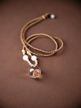 Y48白水晶心中信仰 神山吊坠 2.0珠型【器悟雅玩】