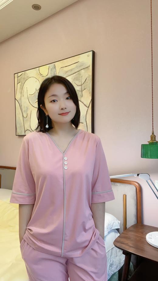 2024醉新款春夏秋可穿柔感竹纤维家居睡衣~天Ran竹纤维，天府之竹“纤维” 500强企业 健康绿色可降解，版型宽松具有弹力 柔软丝滑 Fang螨 吸湿透气！ 商品图13