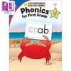 【中商原版】一年级自然拼读练习册 Phonics for First Grade Workbook 英文原版 进口图书 小学教辅参考书 Carson Dellosa 商品缩略图0