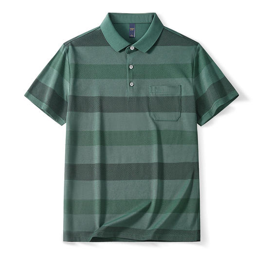 【透气吸汗】罗蒙男士口袋款商务polo衫男短袖男夏季薄款t恤男短袖 商品图1