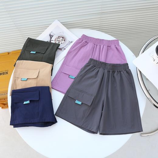 亲子短裤！吸湿速干，四面弹力【短款+长裤】春夏新款儿童工装裤束腿裤运动裤子男童女童长裤短裤中大童速干工装裤 商品图7