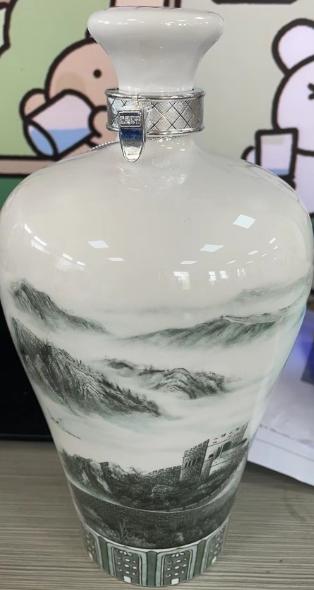 玉宇泉裸瓶青花瓷九年原浆酒42°1L（2斤装） 商品图0