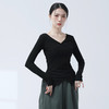 交叉V领简约修身显瘦形体舞蹈服练功服 商品缩略图9