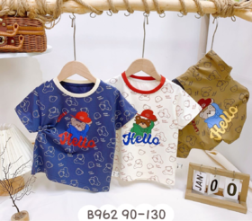 2024夏星星果B962男小童短袖T