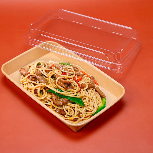 喇叭花一次性牛皮纸寿司打包盒餐盒日式长方形外卖紫菜包饭纸盒 商品图3