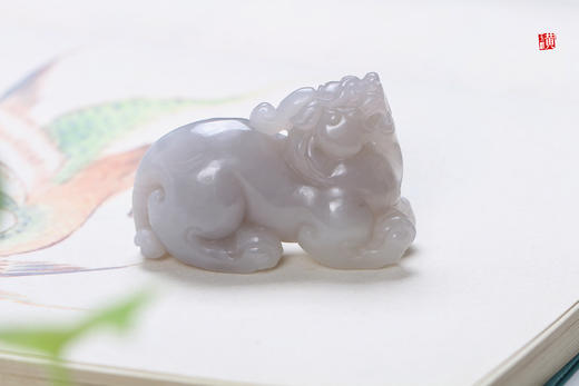 和田烟紫玉【貔貅】摆件 商品图0