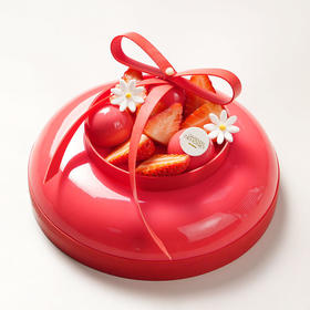 树莓柠檬玫瑰慕斯