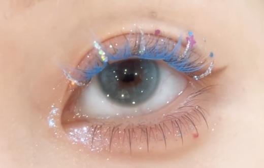 Mimipark 月抛 微光海洋&分解悲伤 14.2 美瞳两片装 朦胧氛围感 商品图5