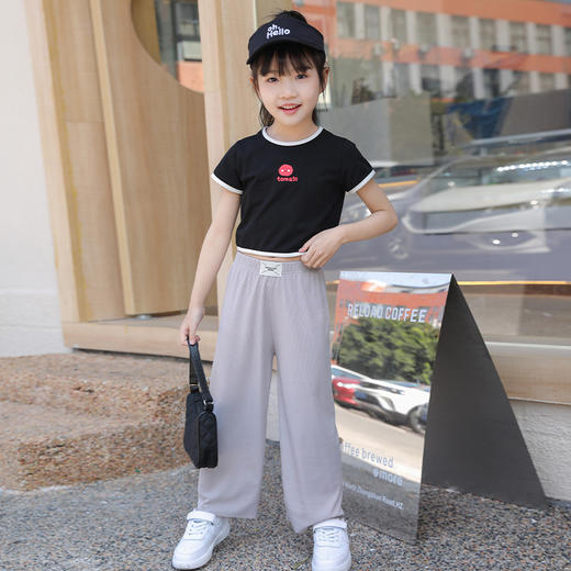 【时尚潮范儿féel~ 百搭防蚊！】夏季女童薄款直筒裤，儿童阔腿裤，女童抖抖裤，柔和材质，防蚊又透气，小宝宝尽情舞动，多彩童年从此开始！ 商品图1