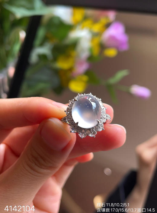 4142104，蛋面戒指。具体价格微信咨询 商品图2