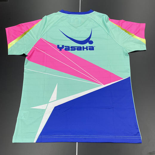 亚萨卡Yasaka SJ-T-11 乒乓球服 运动T恤 运动上衣 运动短袖 湖绿色 商品图2