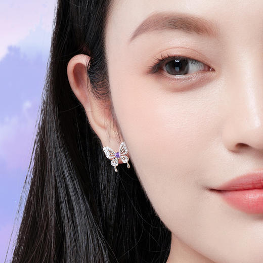 【幻蝶耳钉】Fanci×王者荣耀合作款 貂蝉·仲夏夜之梦 商品图3