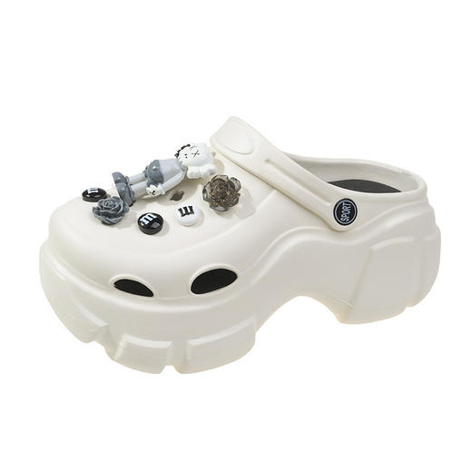 【网红爆款！洞洞鞋！】厚底增高爆款diy洞洞鞋防滑时尚可爱沙滩凉拖鞋外穿夏秋季-24XPXH068 商品图4