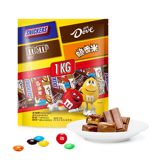 MM 山姆 玛氏 缤纷乐享混合口味巧克力 1kg 商品图0