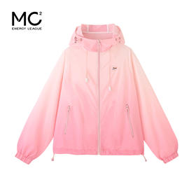 渐变连帽短款轻薄夏款遮阳外套J4221539