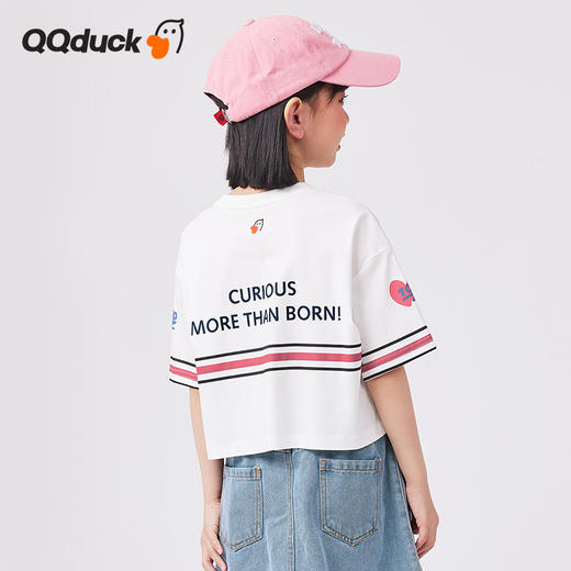 【120-160】【可可鸭】女童短袖T恤纯棉夏季半袖t恤 商品图7