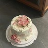 【优品系列】---【花边折射玫瑰】鲜花蛋糕（方形的盒子）女生、七夕，520，女神节、三八妇女节蛋糕 商品缩略图0