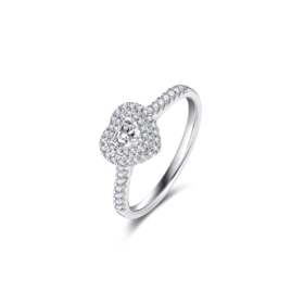 CRD克徕帝Artcut铂钻系列 Romantic浪漫钻石戒指（G0781B）