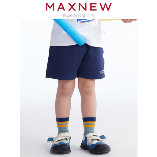 【短裤】小童棉感多色运动短裤 1N2334101 商品图0