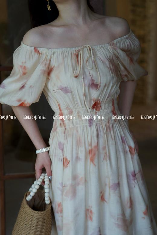 【门店同款】ENJOY夏季半夏木槿方领连衣裙 157347230 商品图5