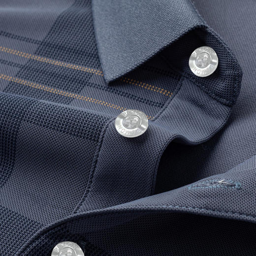 【空调凉感】罗蒙男士商务网眼冰丝polo衫男短袖男夏季薄款t恤男短袖 商品图6