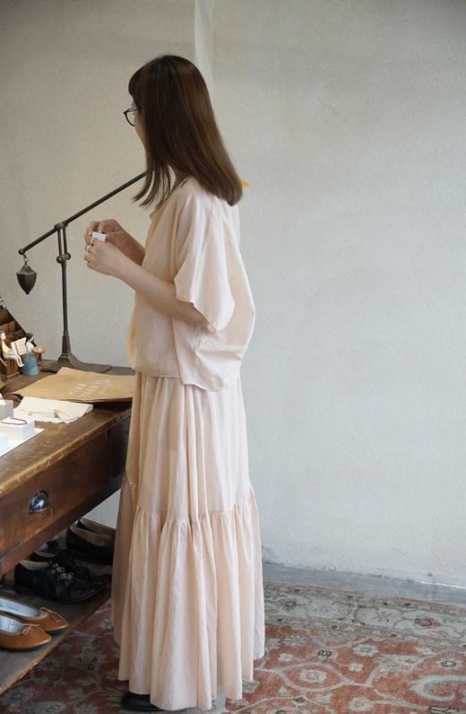 elsa esturgie 宽松带皱褶T恤上衣 商品图7