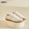 Safiya/索菲娅2024新款中式国风刺绣缎面软底休闲百搭德训鞋 SF43112402 商品缩略图6
