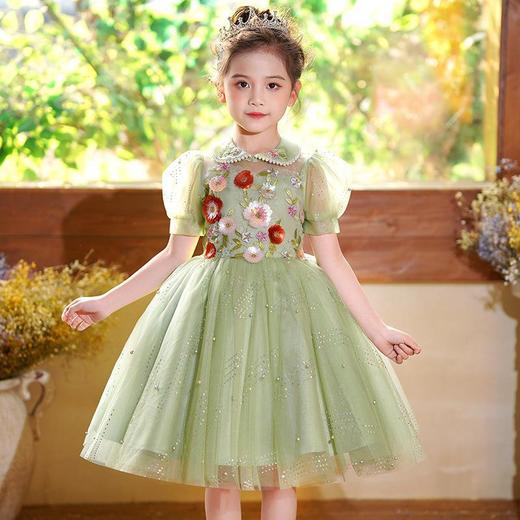 欧美新款女童礼服公主裙晚会六一演出EX-A2186 商品图0