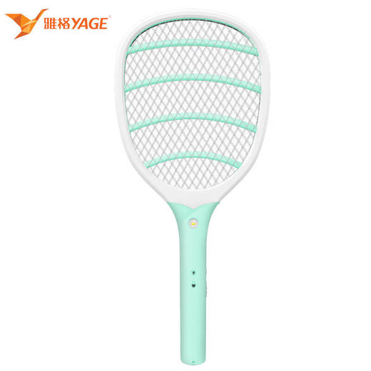 雅格电蚊拍充电式锂电强力灭蚊拍 加密电网 可充电驱蚊灭蚊器 YG-D003 商品图0