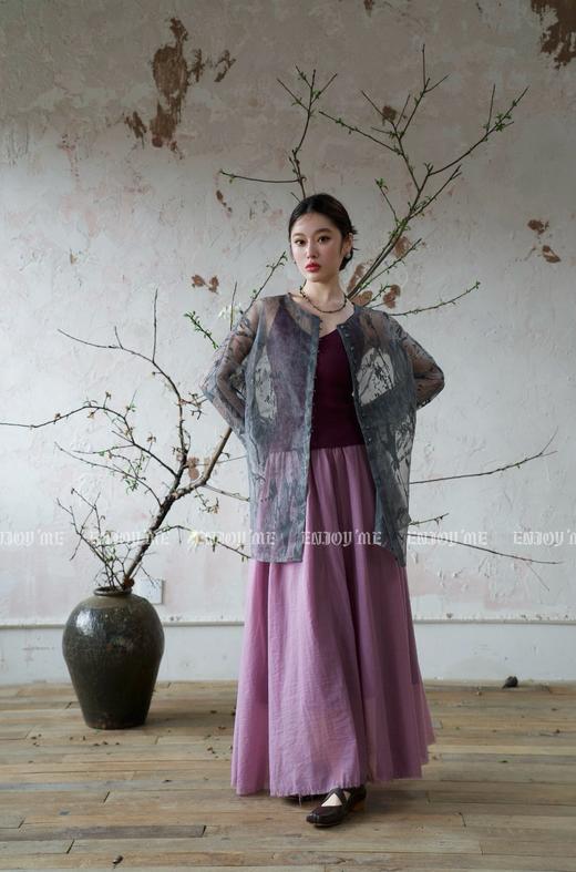 【门店同款】ENJOY夏季云敛-欧根纱晕染防晒衫 157212052 商品图5