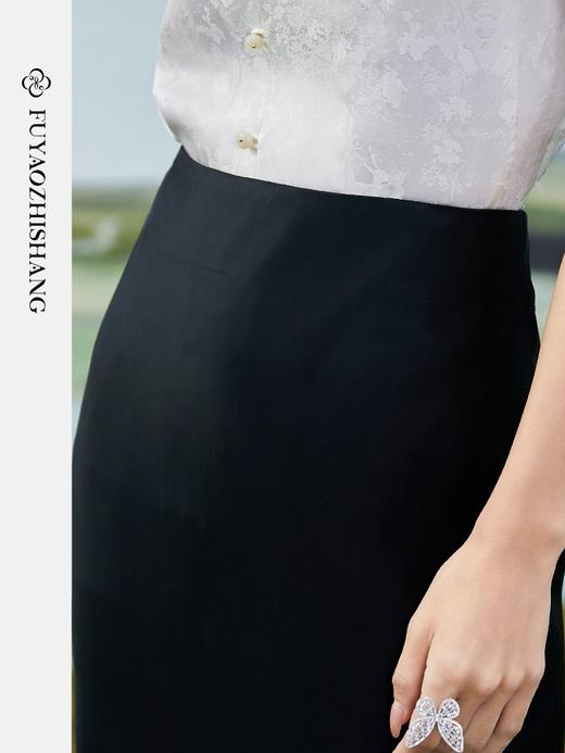 IWY/扶摇系列 夏季高腰显瘦垂感荷叶边半身裙FYS353 商品图2