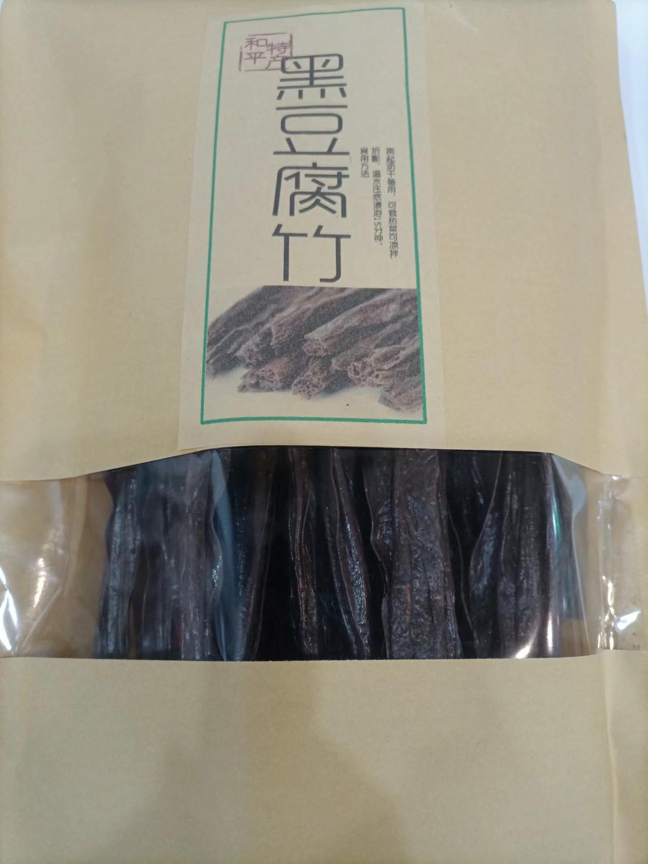 河源和平东森堂黑豆腐竹400g