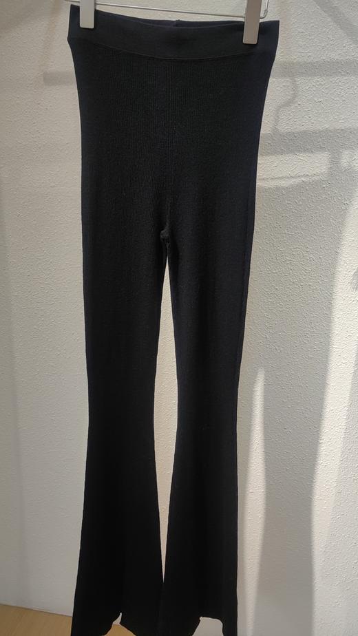 丝绒修身喇叭裤  SJS94K120K 商品图0