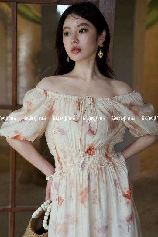 【门店同款】ENJOY夏季半夏木槿方领连衣裙 157347230 商品图8