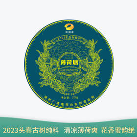 【倩倩直播间推荐】 薄荷塘 2023年普洱生茶 头春纯料 百年古树 200g/饼