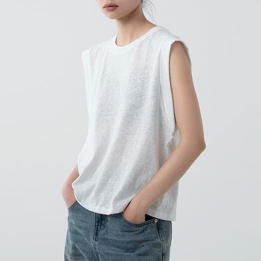 东方棉麻系列，轻薄、透气、会呼吸！T恤、明星同款外套、空气衫、背心、九分裤【G】 商品图7