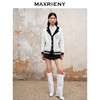 MAXRIENY精致复古氛围感撞色边毛衫外套秋冬高级气质感(货号:MS88JA511) 商品缩略图0