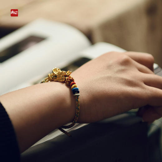 正安 端午传统习俗「系朱索 」麒麟青龙五色手绳 1盒【预售 预计6月初发货】 商品图1