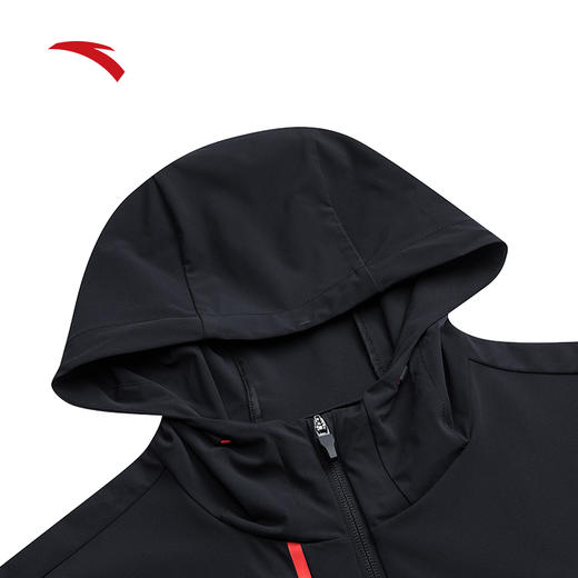 【S/L断码】安踏隔热防晒梭织运动外套男夏季连帽户外徒步风衣上衣152427620【库存有限，如无货将做退款，介意慎拍！】 商品图3